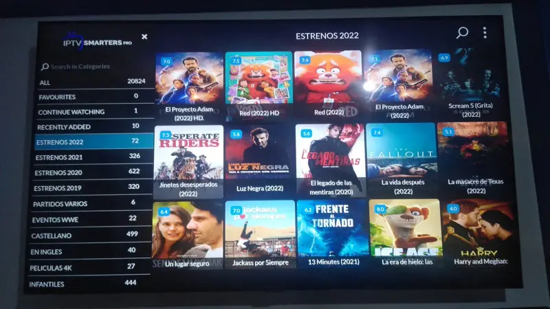 servicio iptv en hostal queen huancayo